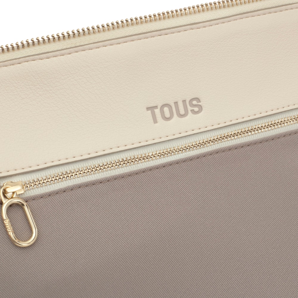 Medium beige Bowling bag TOUS&nbsp;Buckles Silhouette