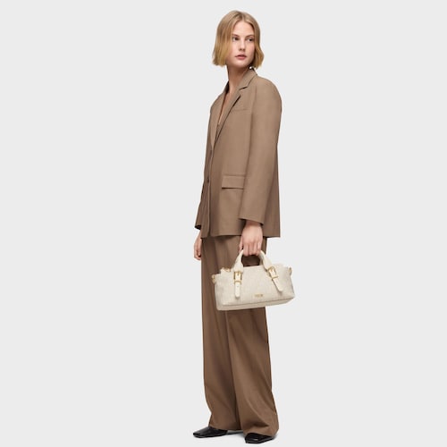Bowling mediano beige TOUS Buckles Silhouette