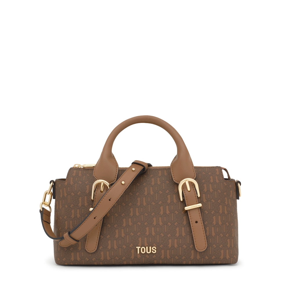 earth-colored Bowling bag TOUS Buckles Silhouette