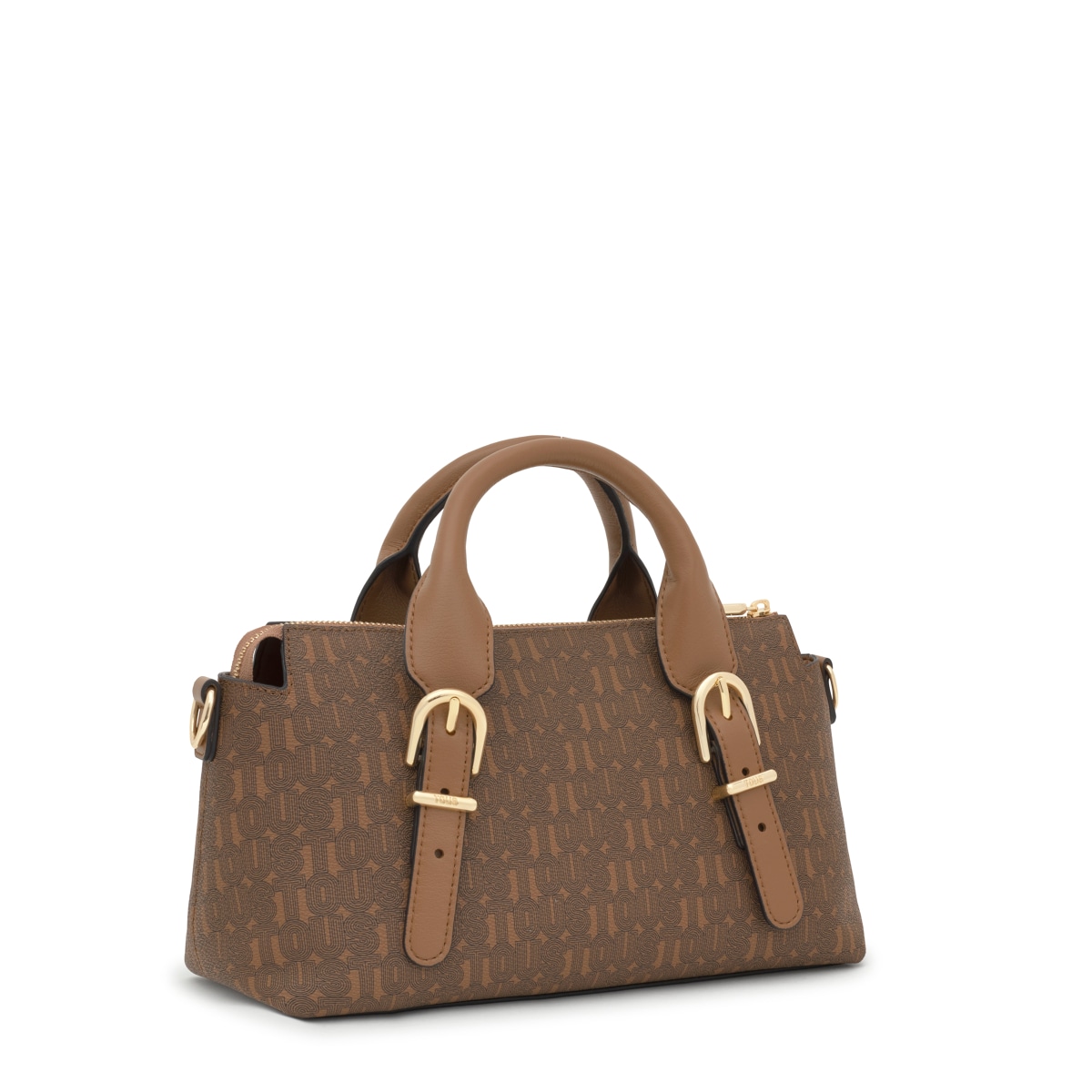 Medium earth-colored Bowling bag TOUS Buckles Silhouette