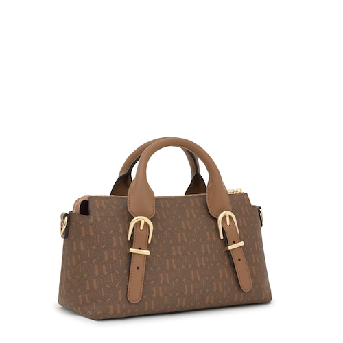 Medium earth-colored Bowling bag TOUS Buckles Silhouette
