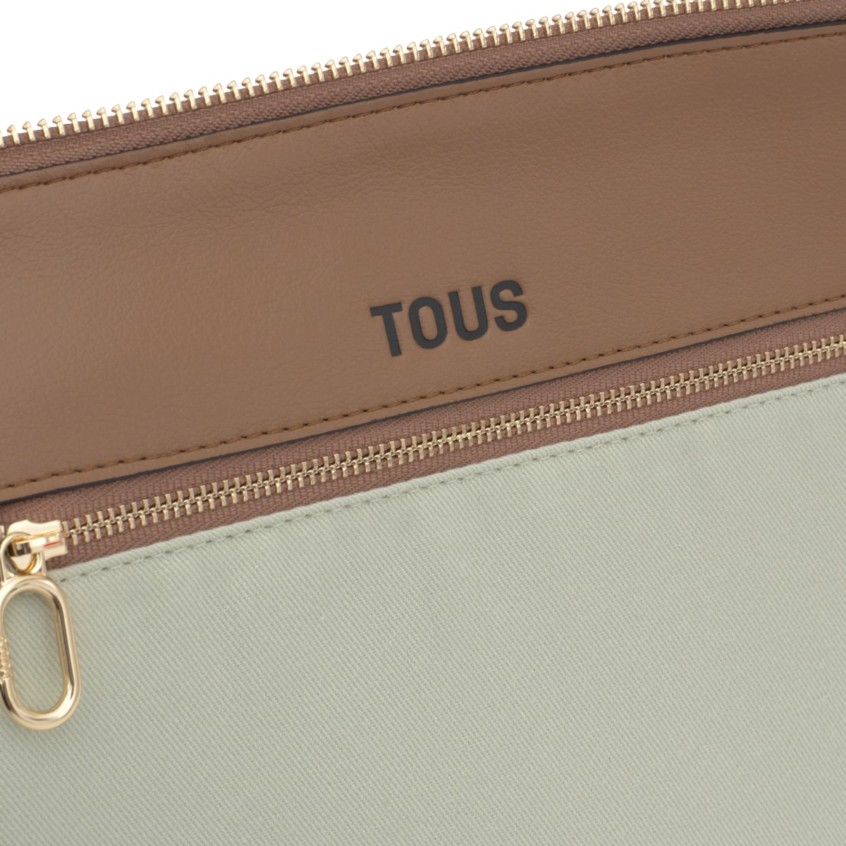 Medium earth-colored Bowling bag TOUS Buckles Silhouette