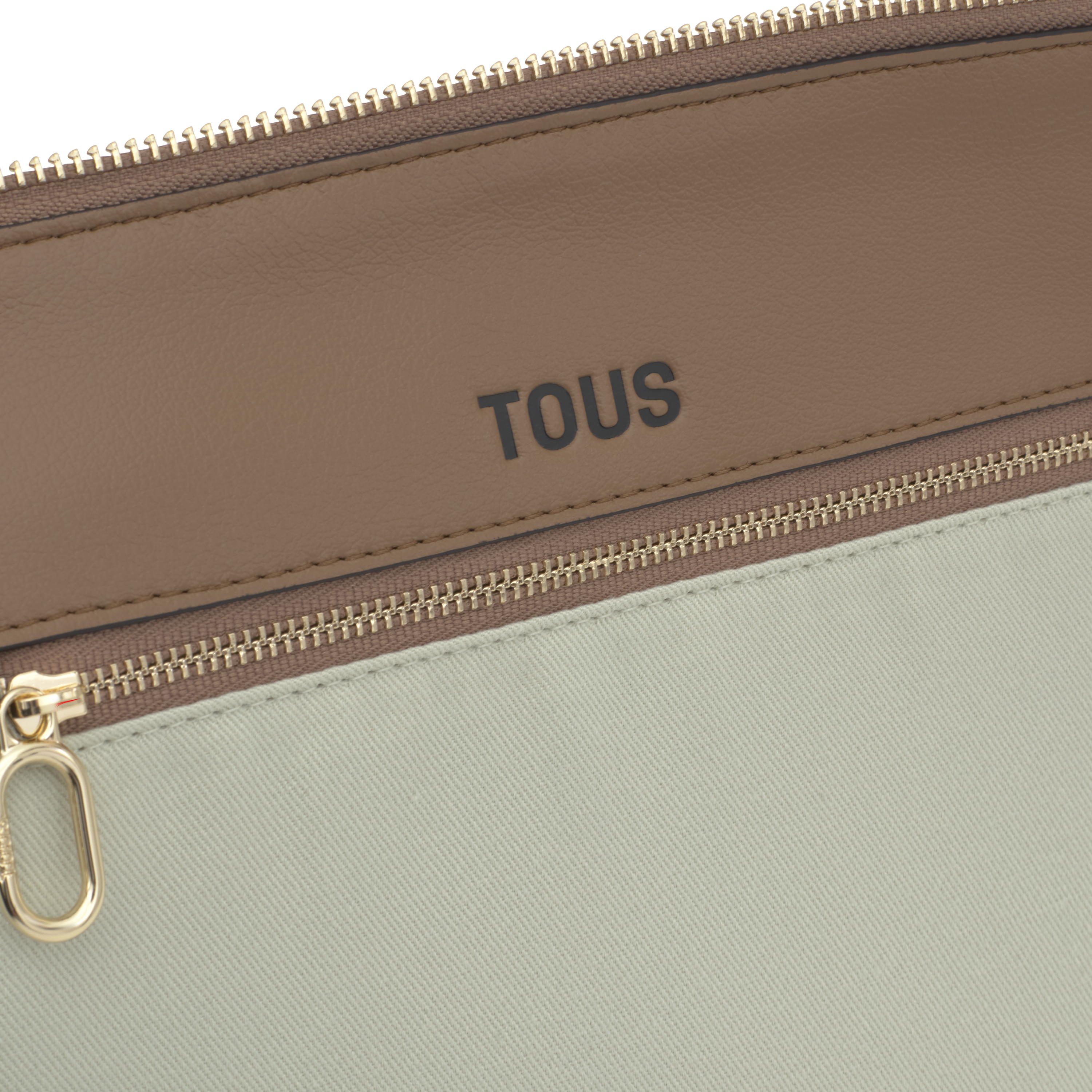 earth-colored Bowling bag TOUS Buckles Silhouette