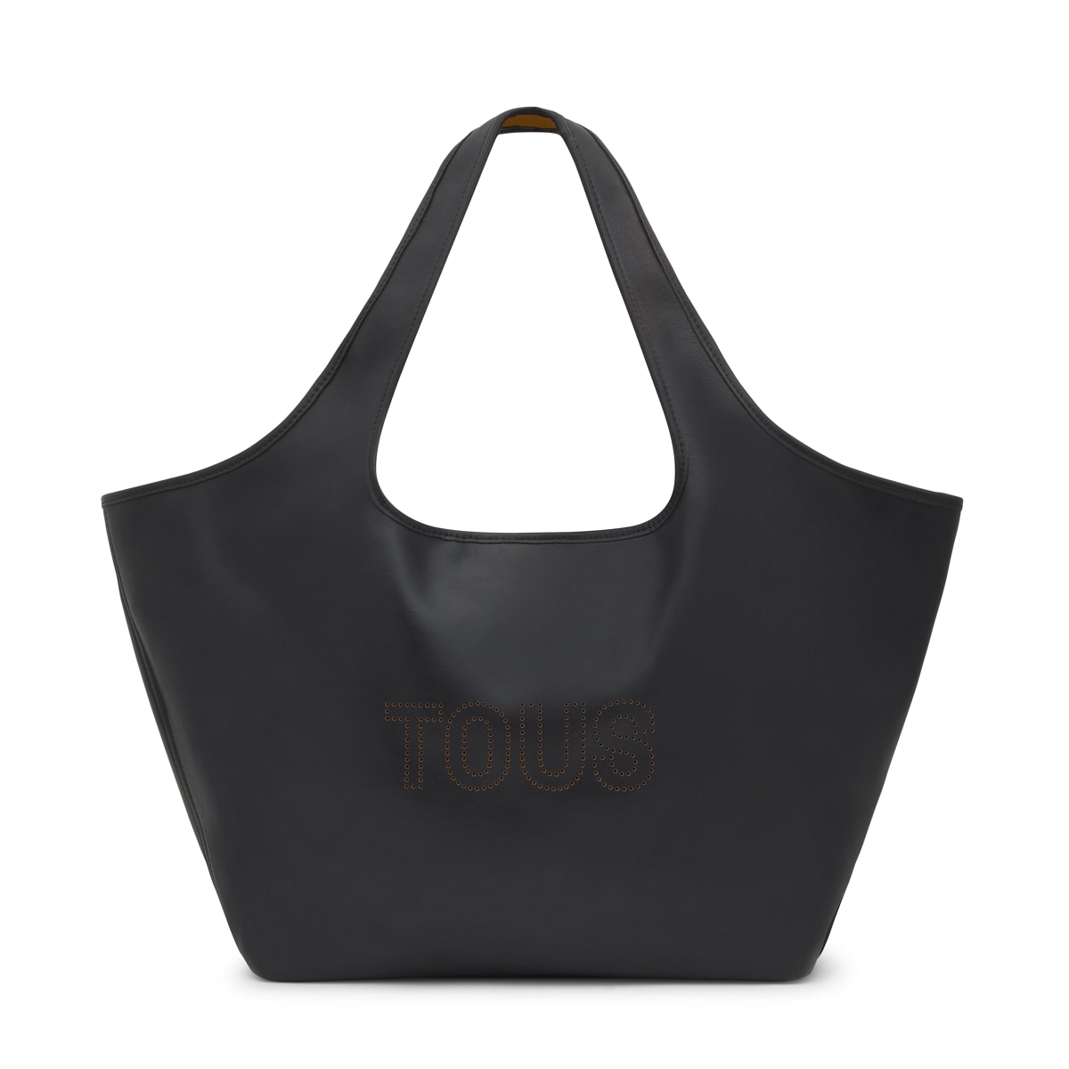 Large black leather Tote bag TOUS Lirio | TOUS
