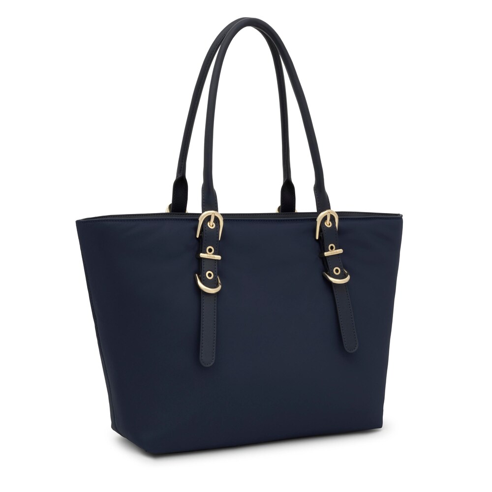 Capazo grande azul marino TOUS Buckles Soft