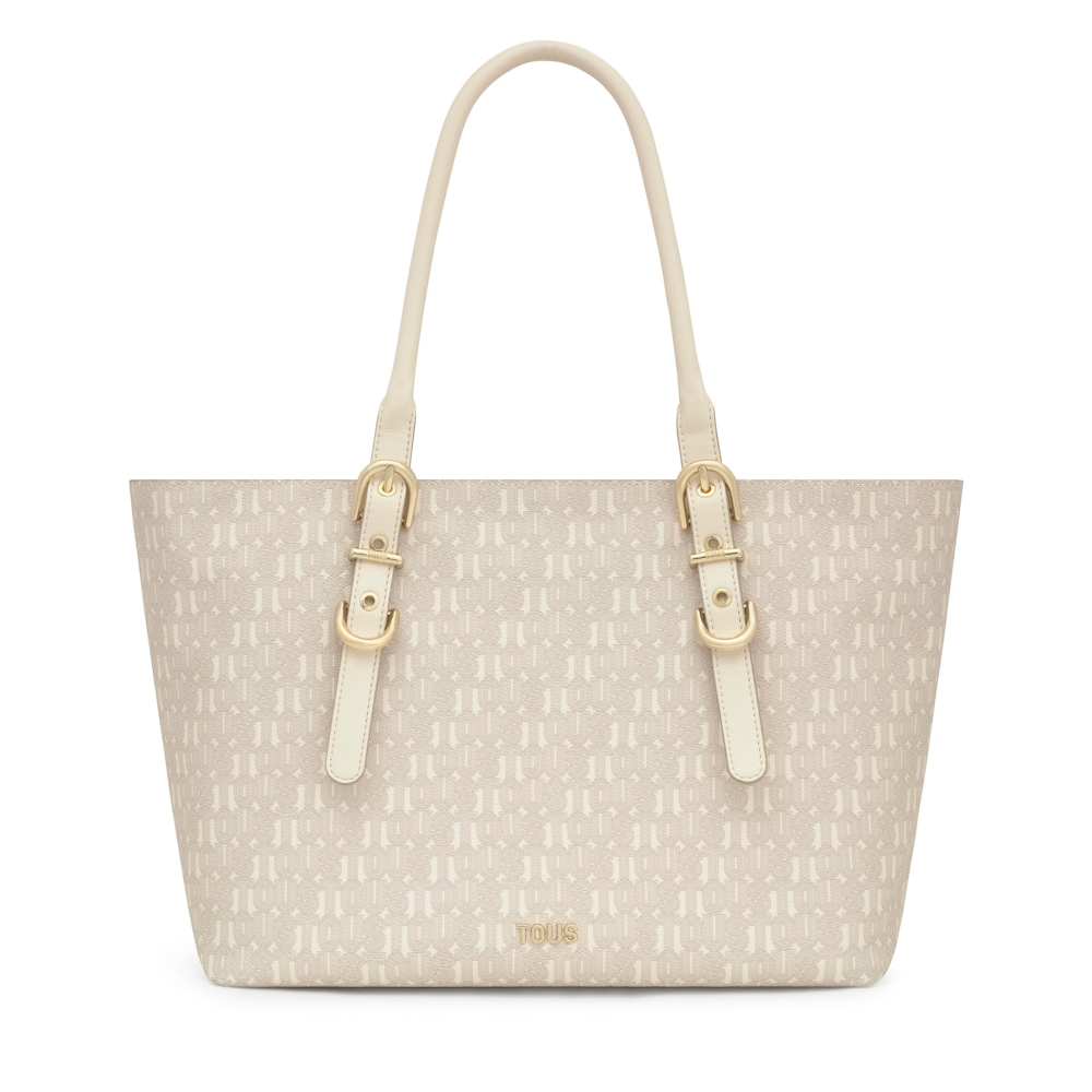 Large beige Tote bag TOUS Buckles
