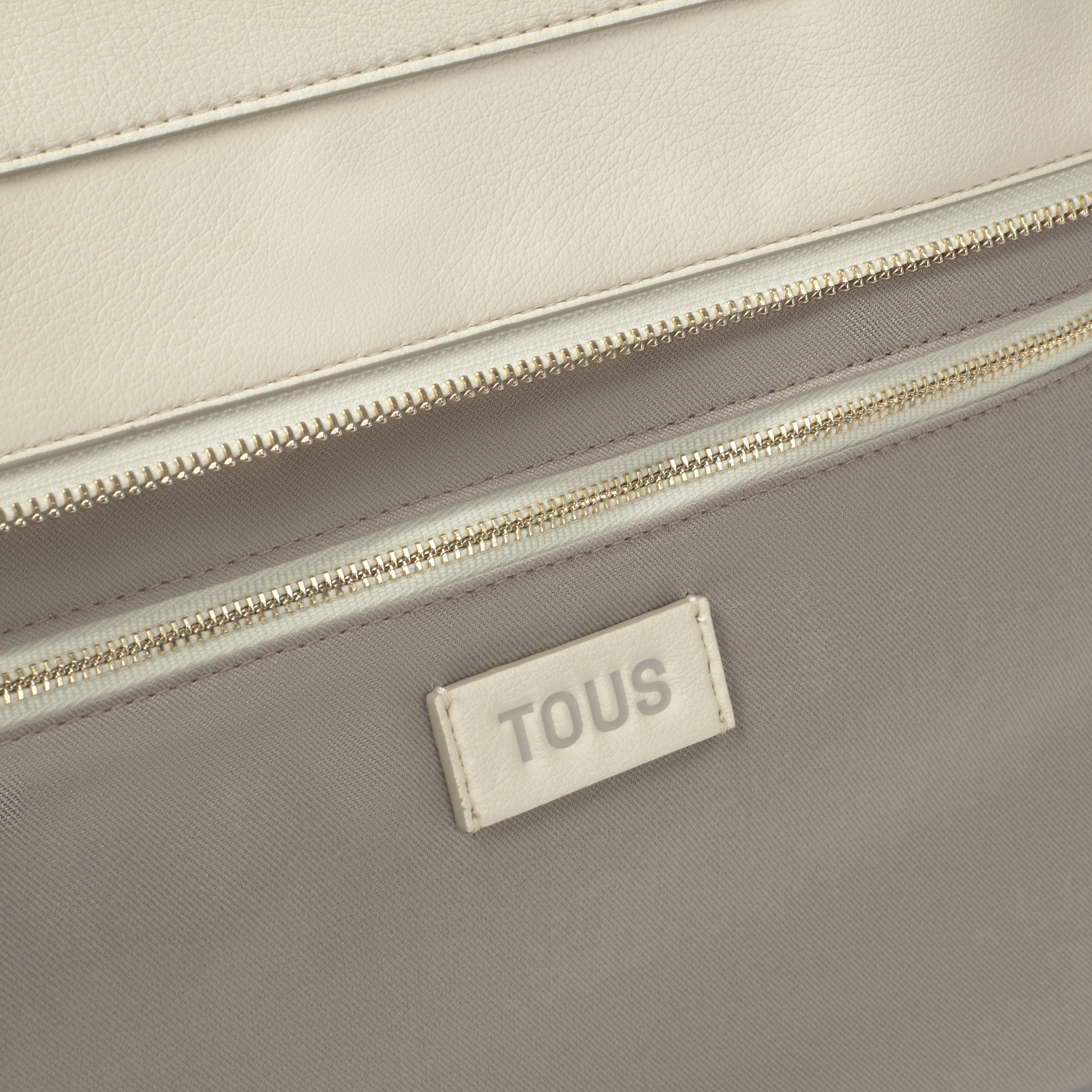 Large beige Tote bag TOUS Buckles