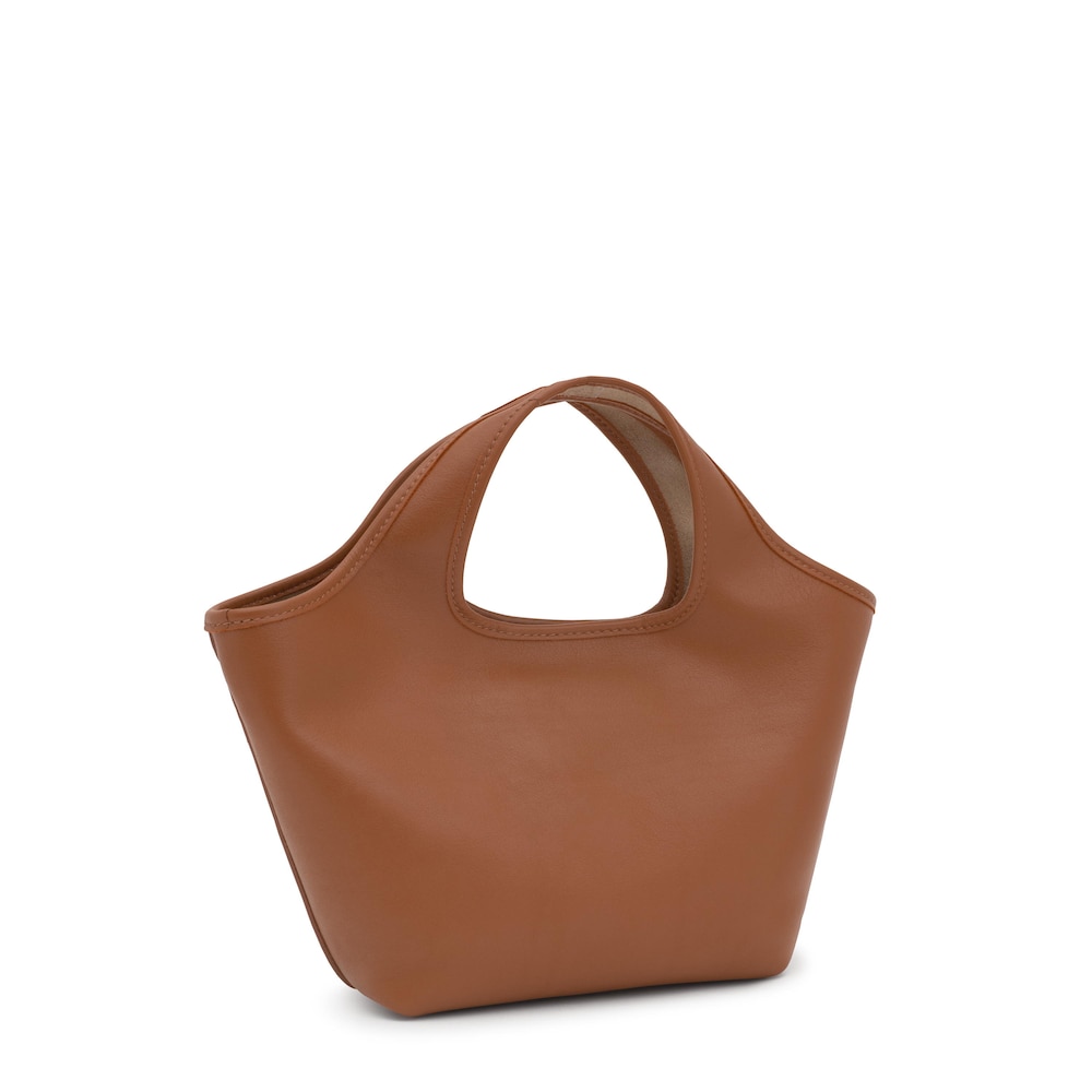 Capazo mediano de piel camel TOUS&nbsp;Lirio