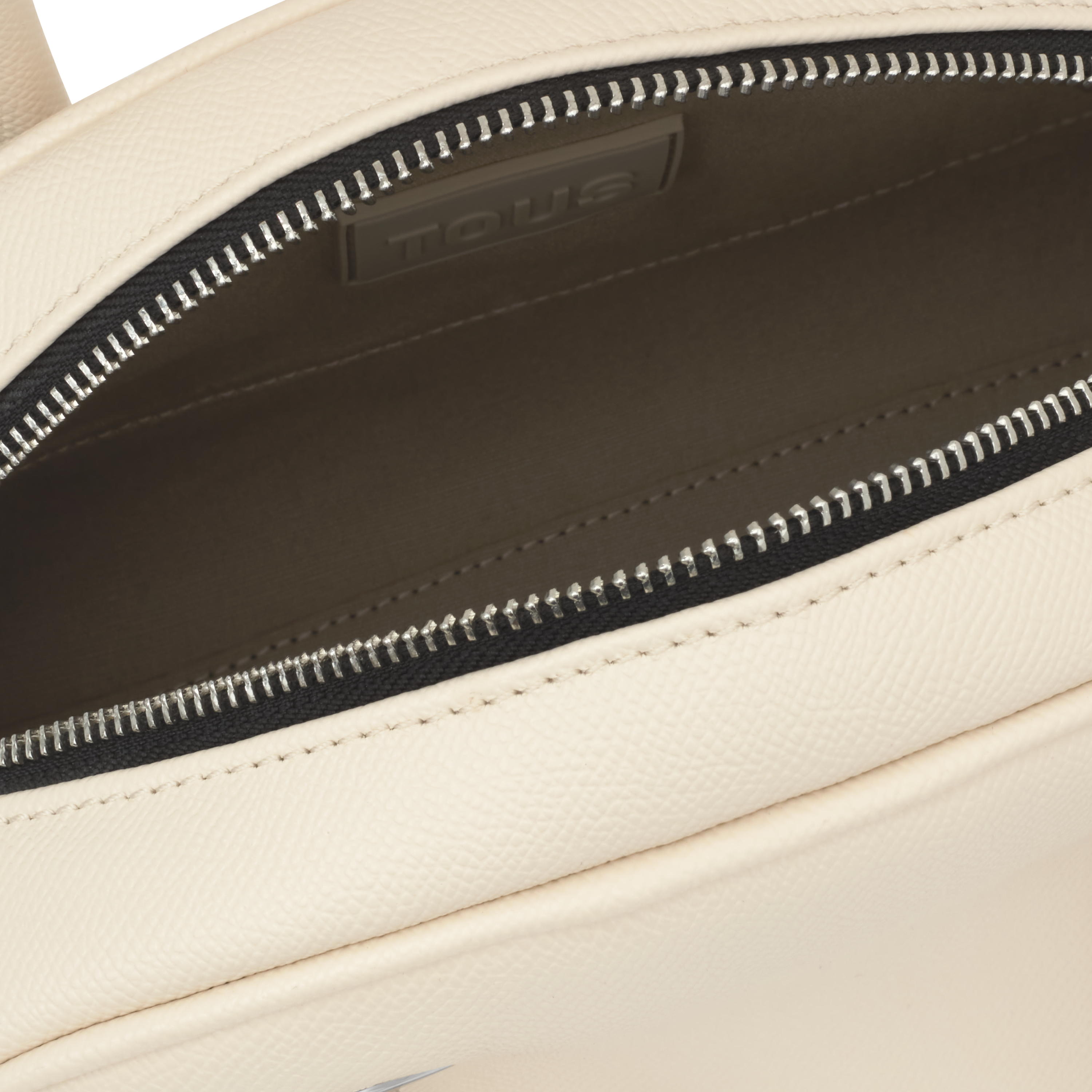 Medium beige Bowling bag TOUS Poppy