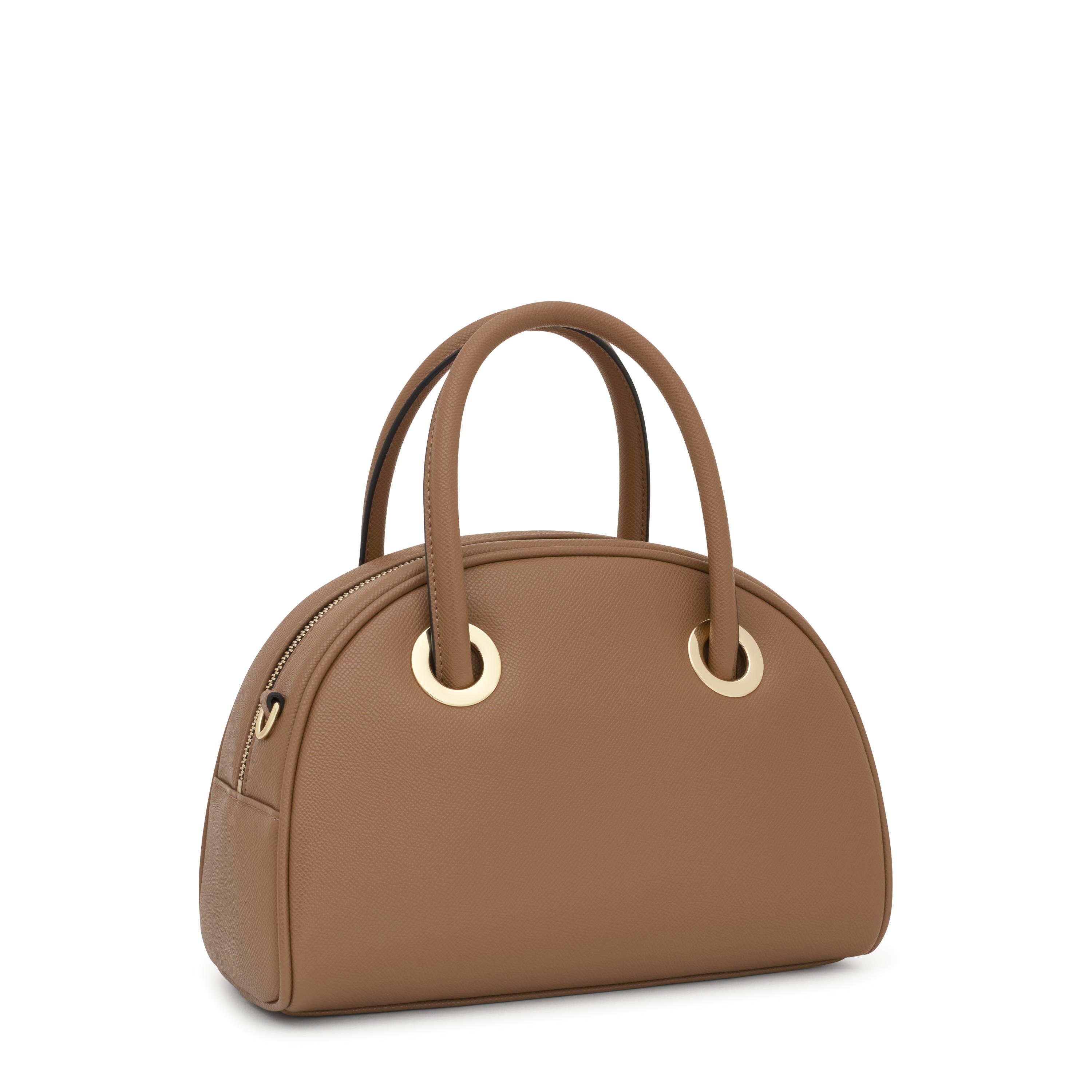 Medium earth-colored Bowling bag TOUS Poppy