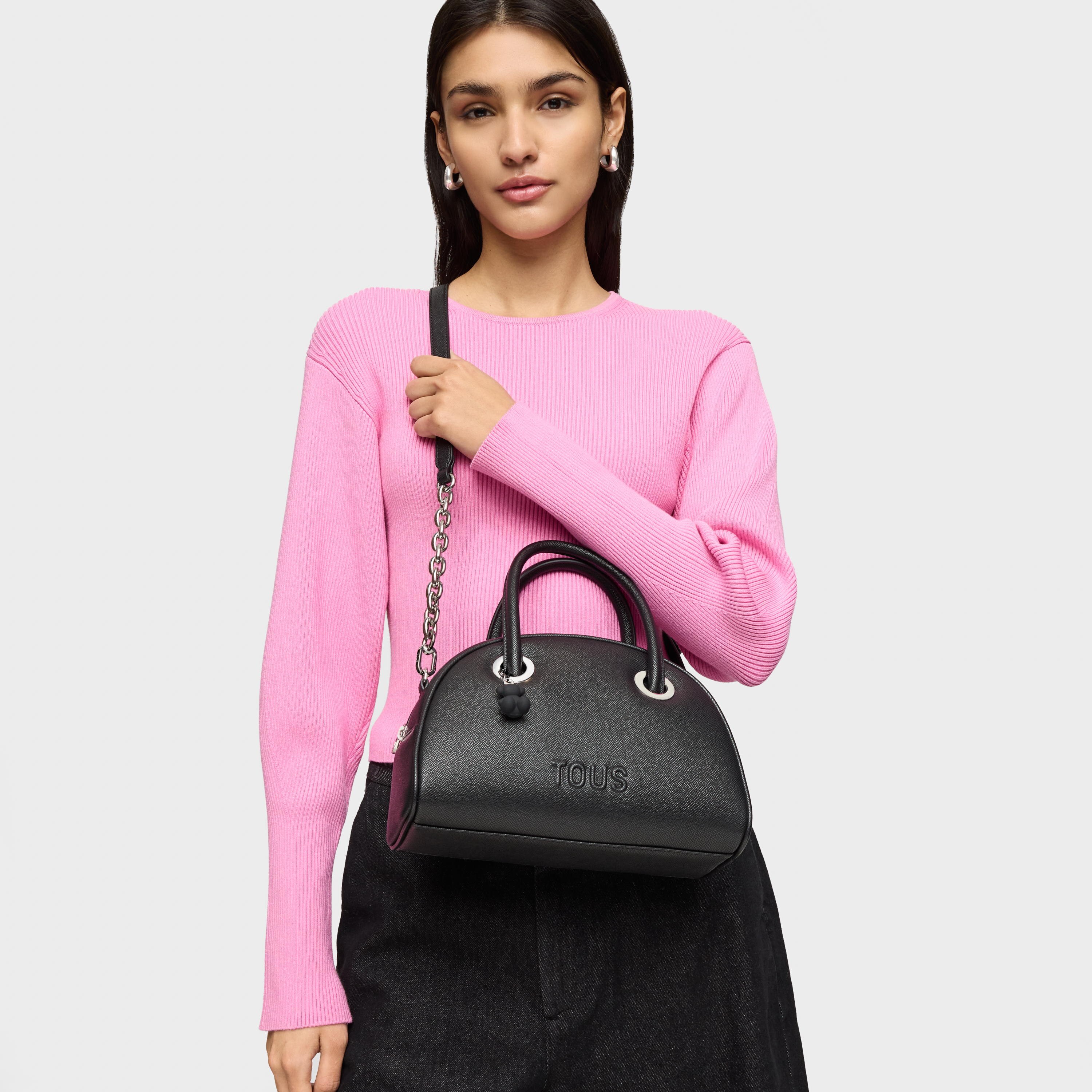 Medium black Bowling bag TOUS Poppy