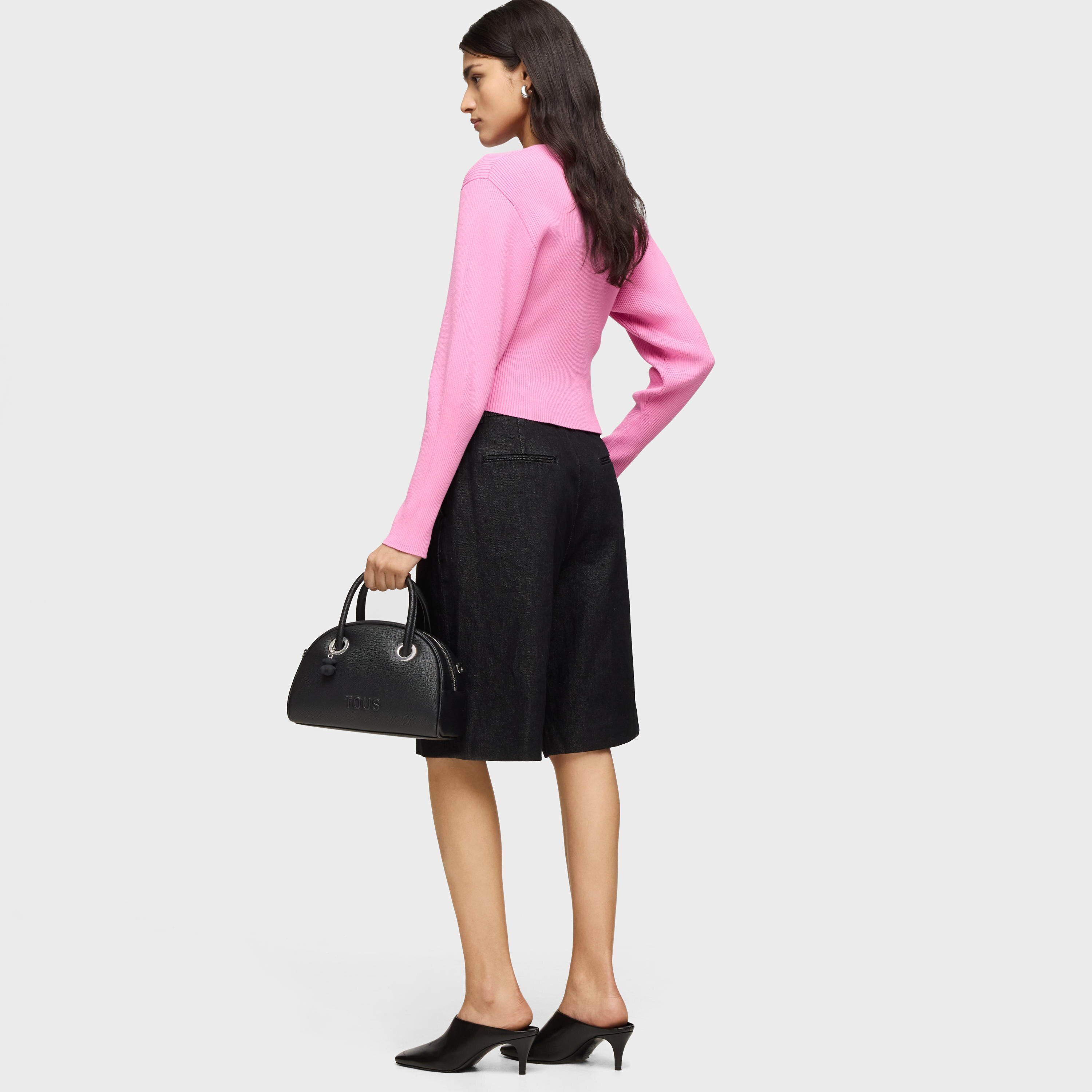 Medium black Bowling bag TOUS Poppy