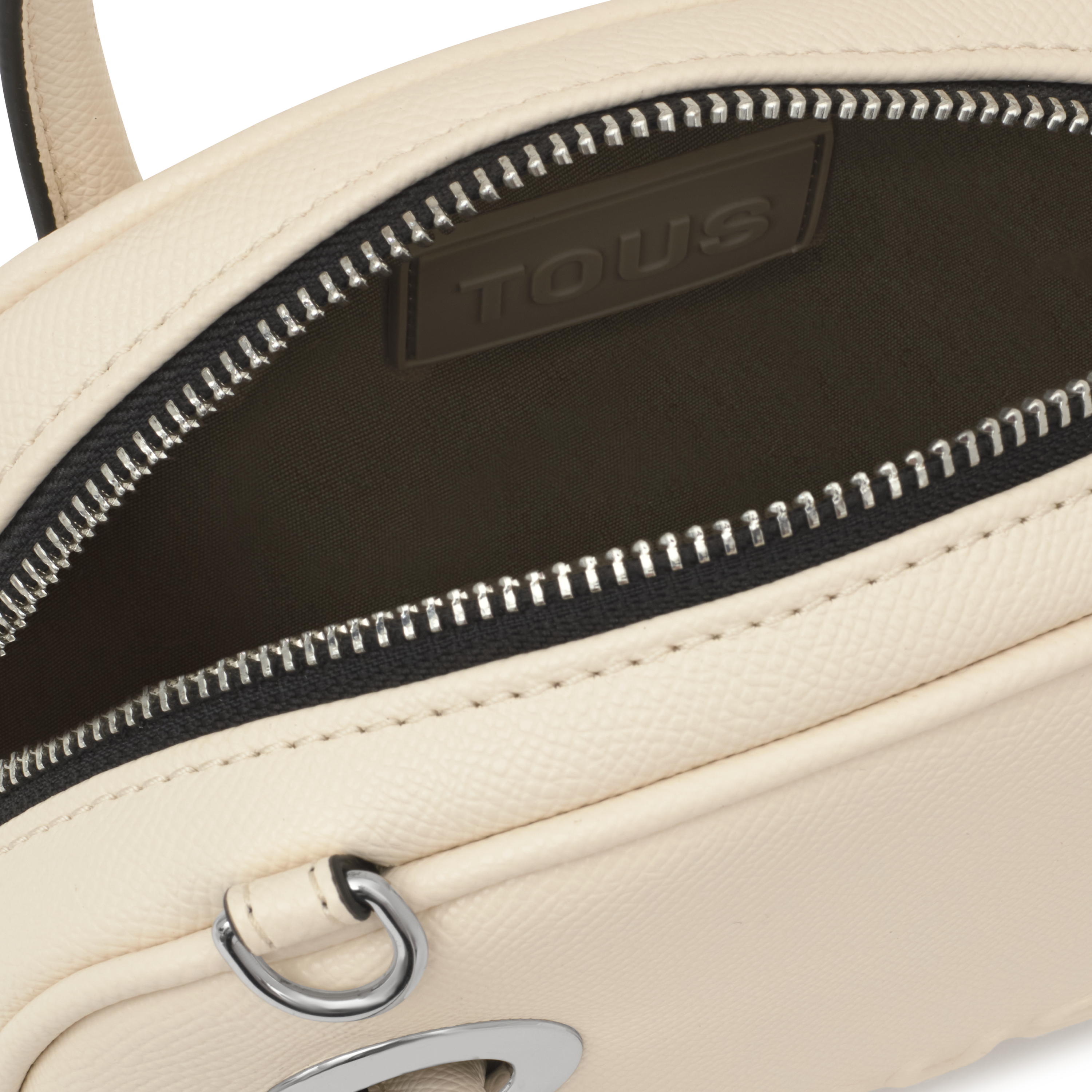 Small beige Bowling bag TOUS Poppy