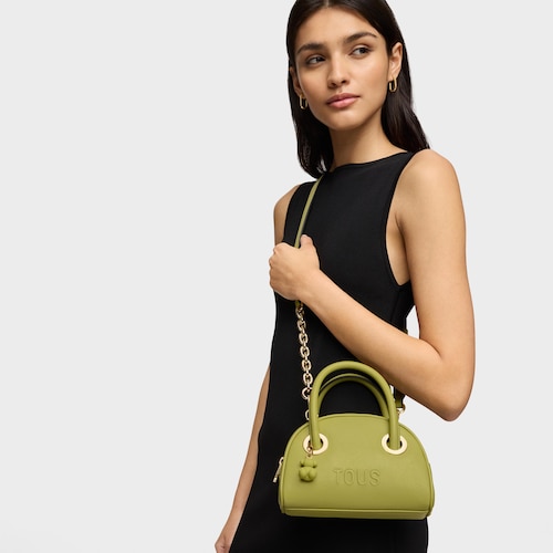 Small green TOUS Poppy Bowling bag