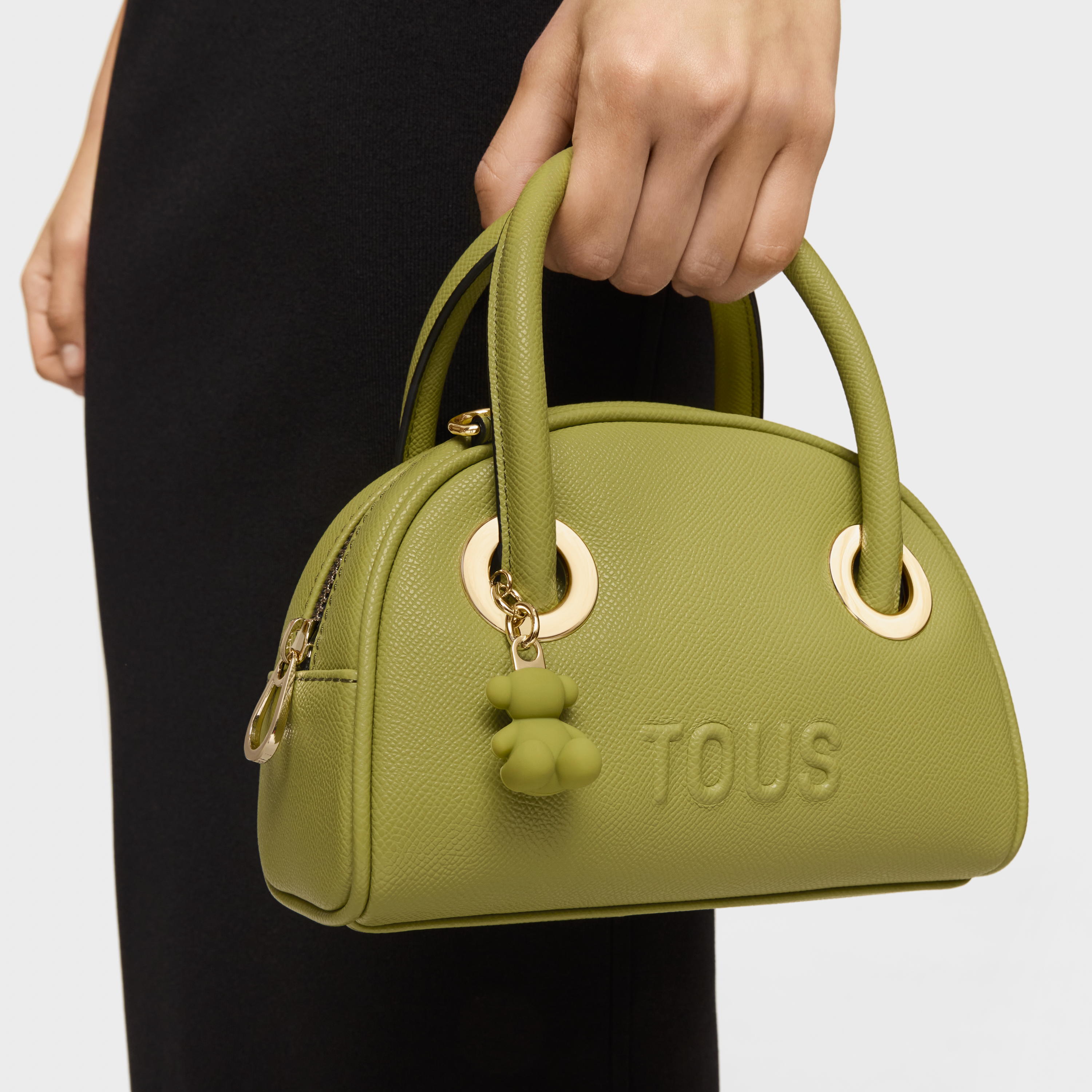 Small green TOUS Poppy Bowling bag