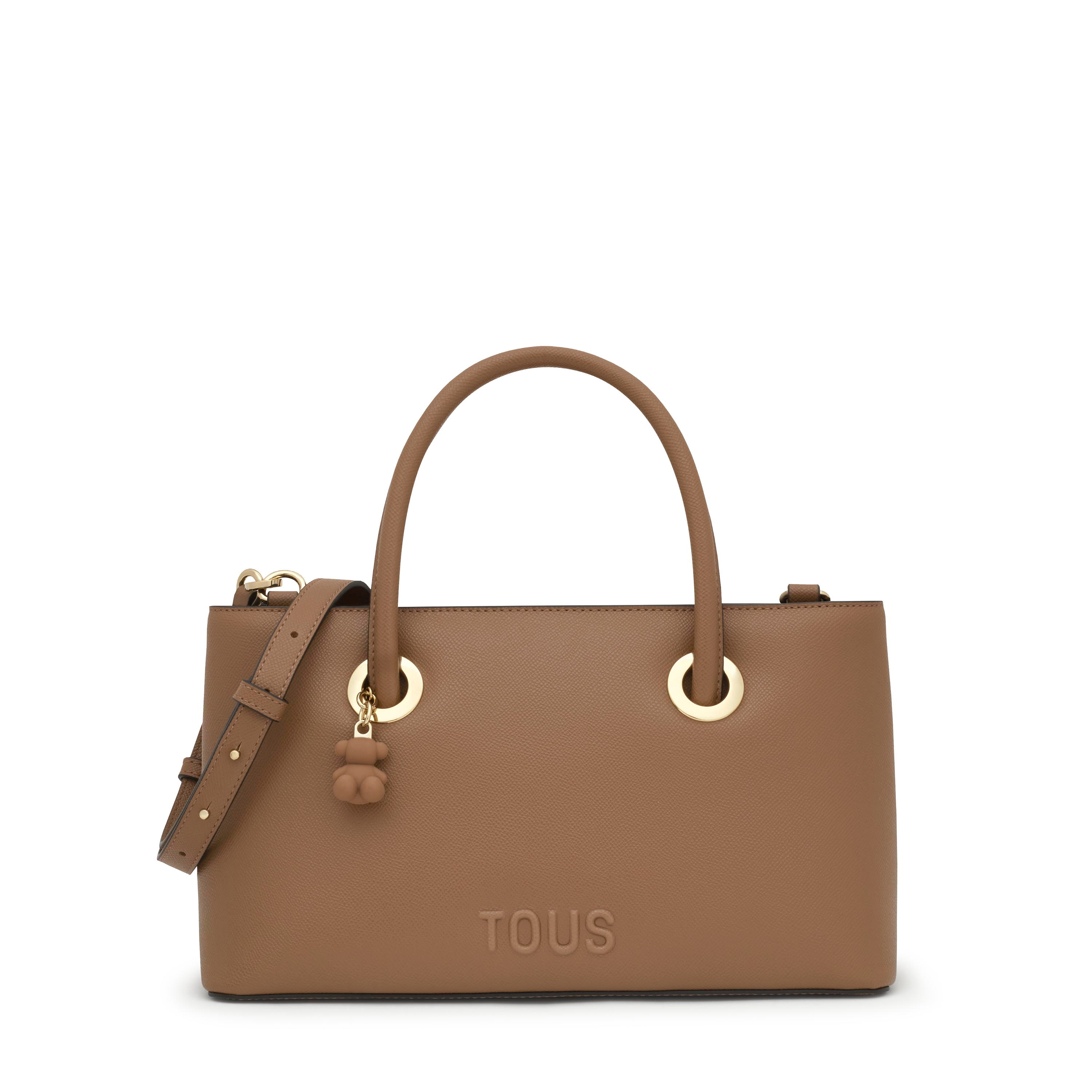 Medium earth-colored City bag TOUS Poppy