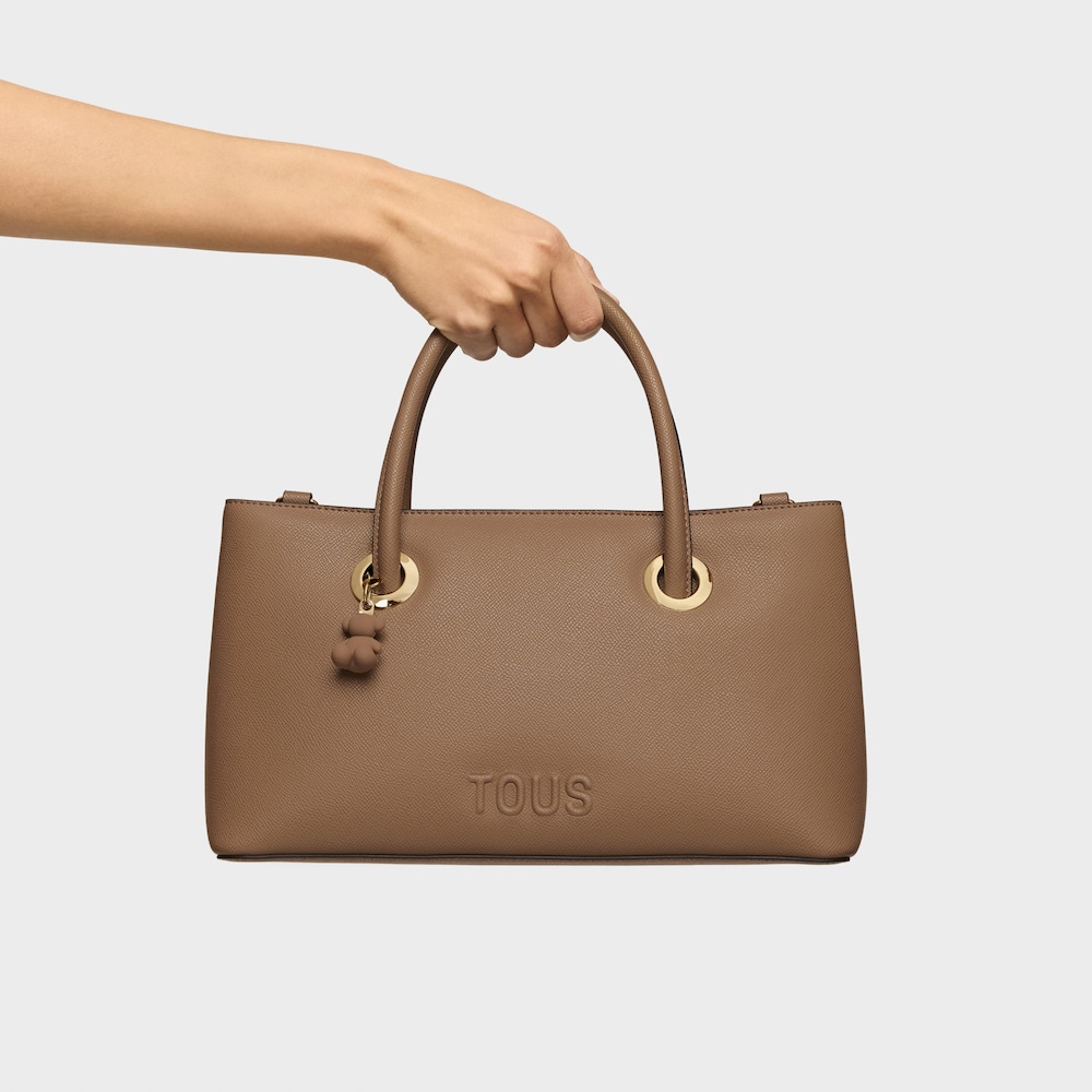 Medium earth-colored City bag TOUS Poppy image number 5