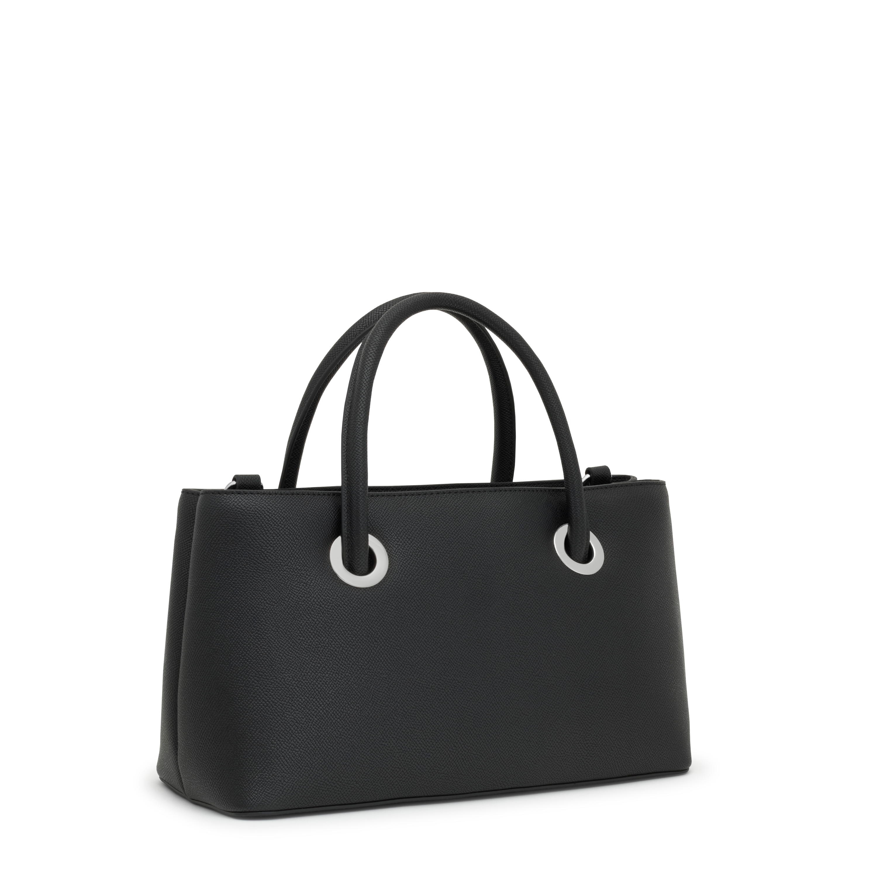 Medium black City bag TOUS Poppy