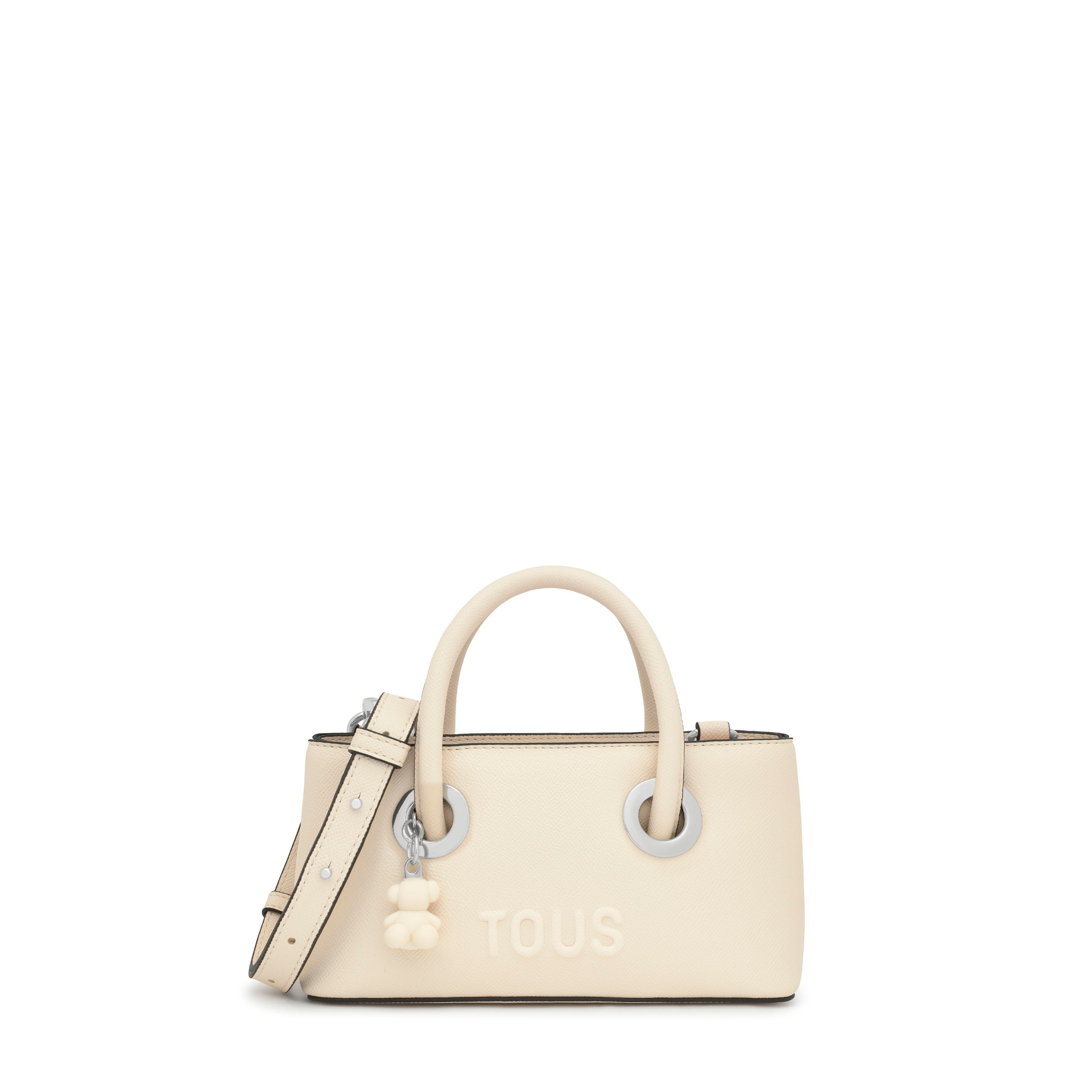Small beige City bag TOUS Poppy