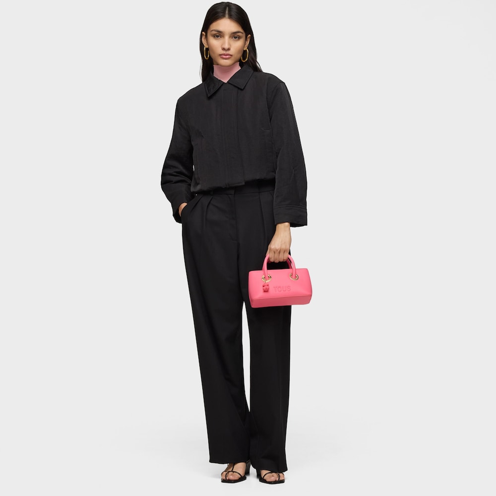 Small pink City bag TOUS Poppy image number 4