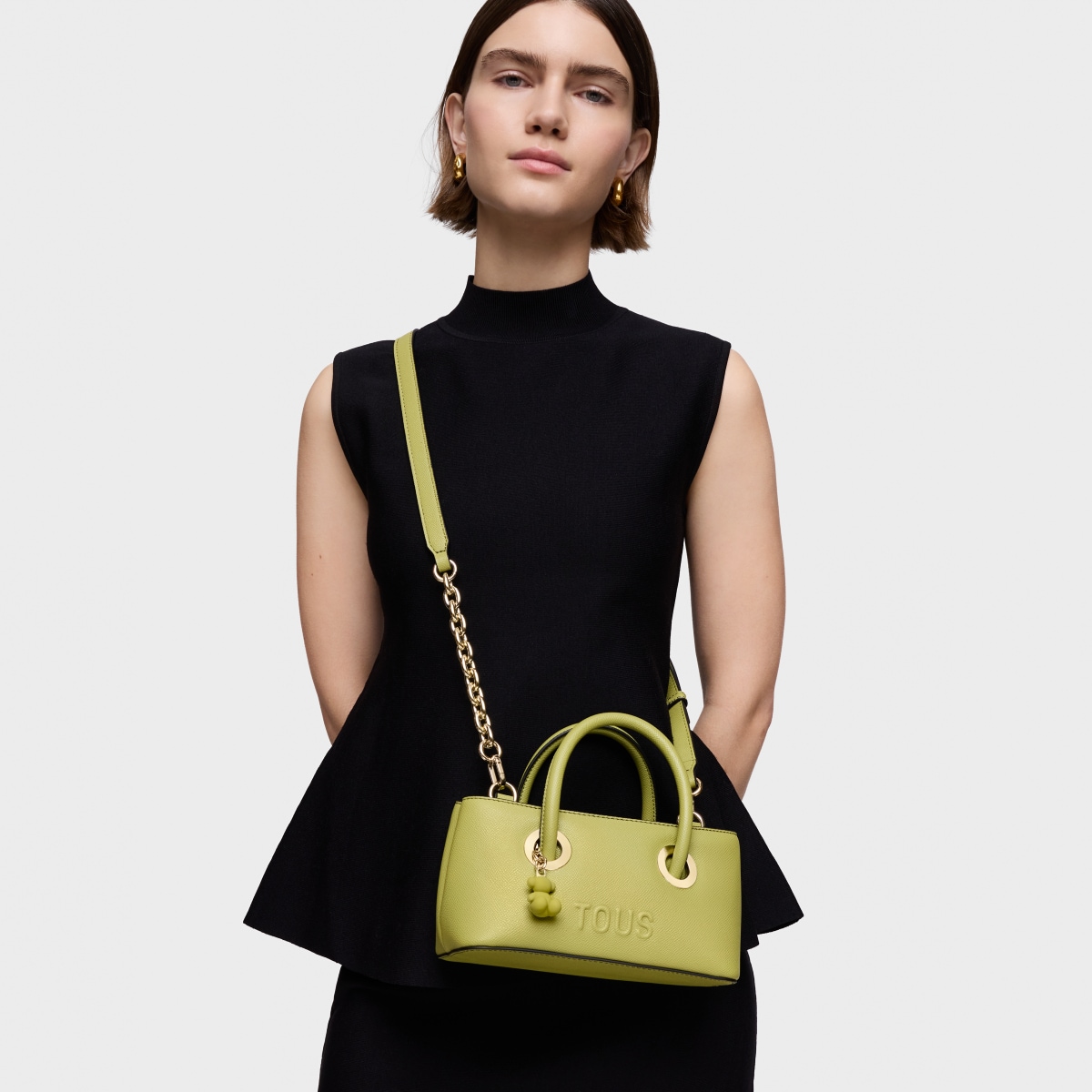 Small green City bag TOUS Poppy