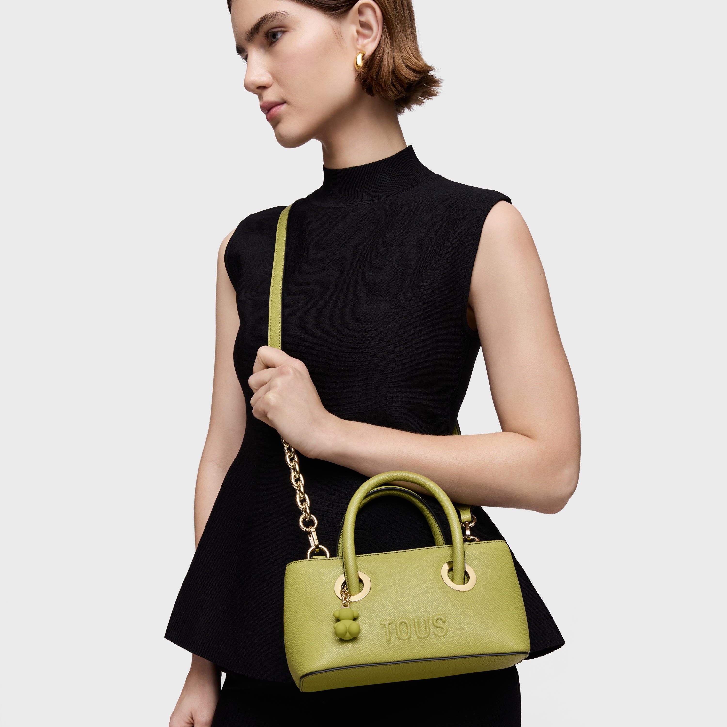 Small green City bag TOUS Poppy