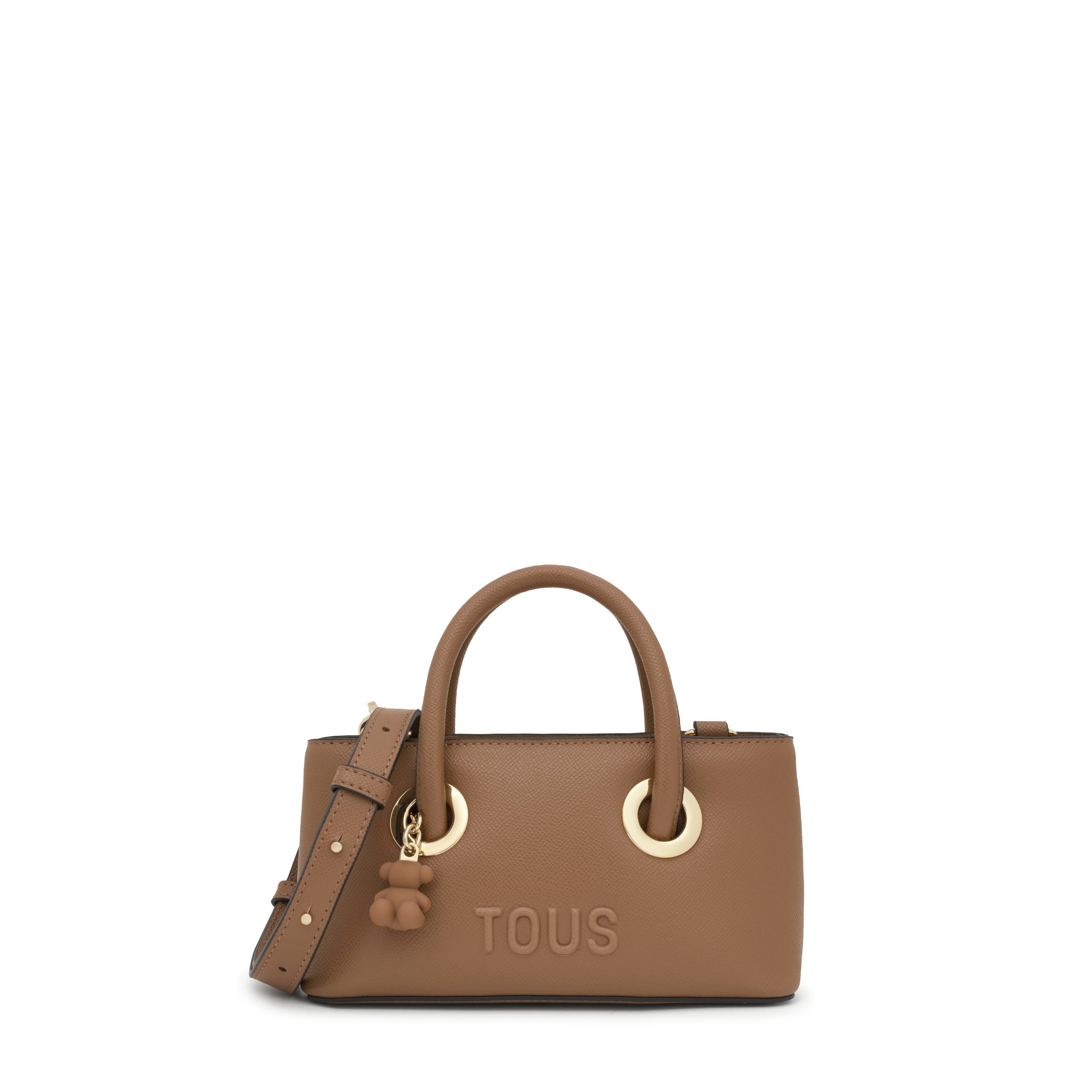 Small earth-colored City bag TOUS Poppy