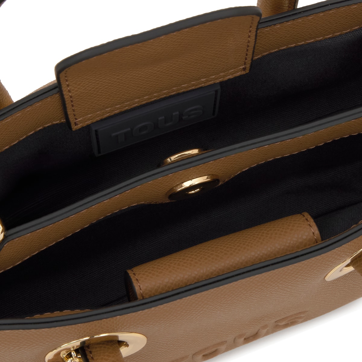 Small earth-colored City bag TOUS Poppy
