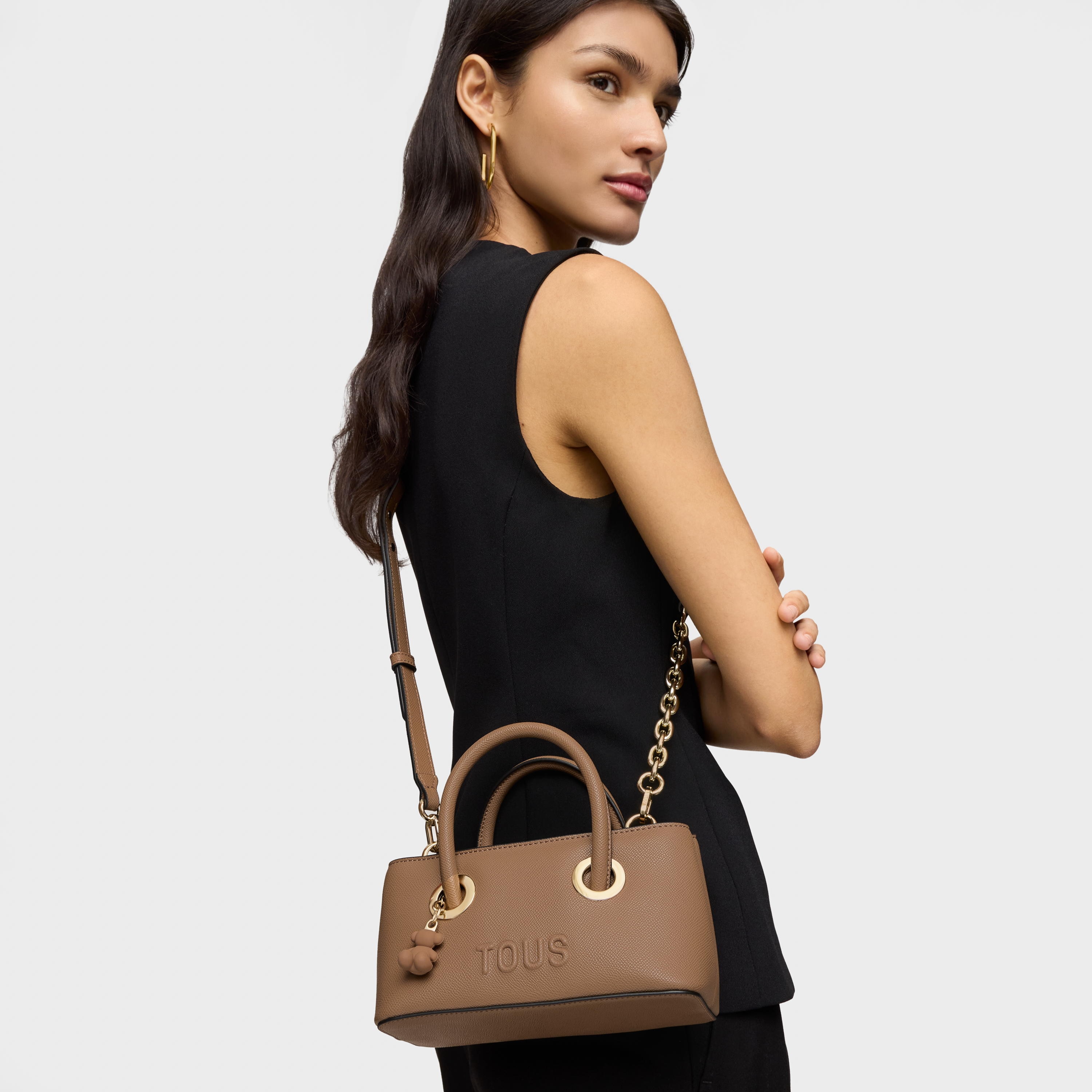 Small earth-colored City bag TOUS Poppy | TOUS