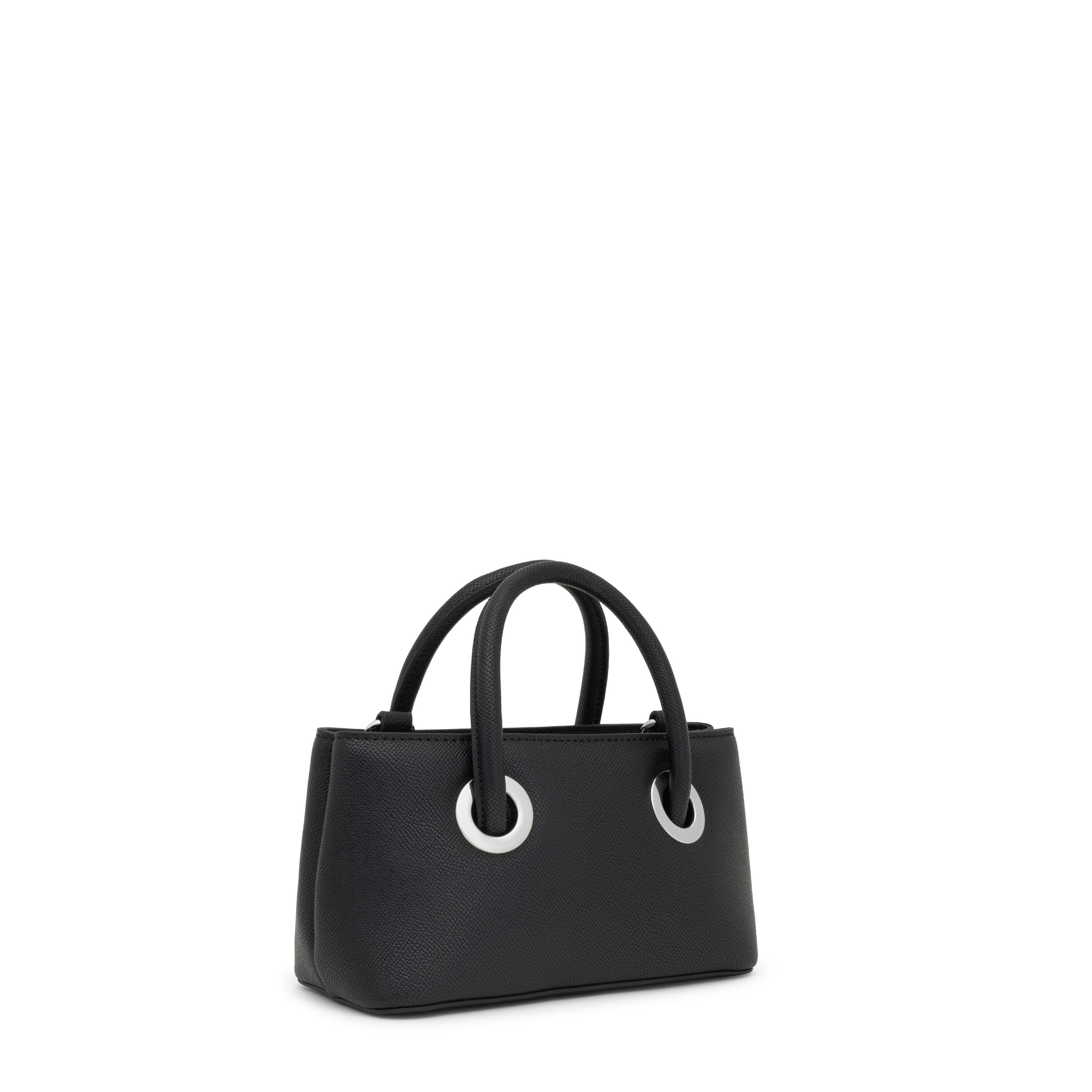 Small black City bag TOUS Poppy