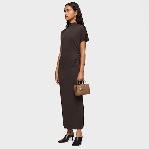 Earth-colored horizontal Minibag TOUS Yagrumo