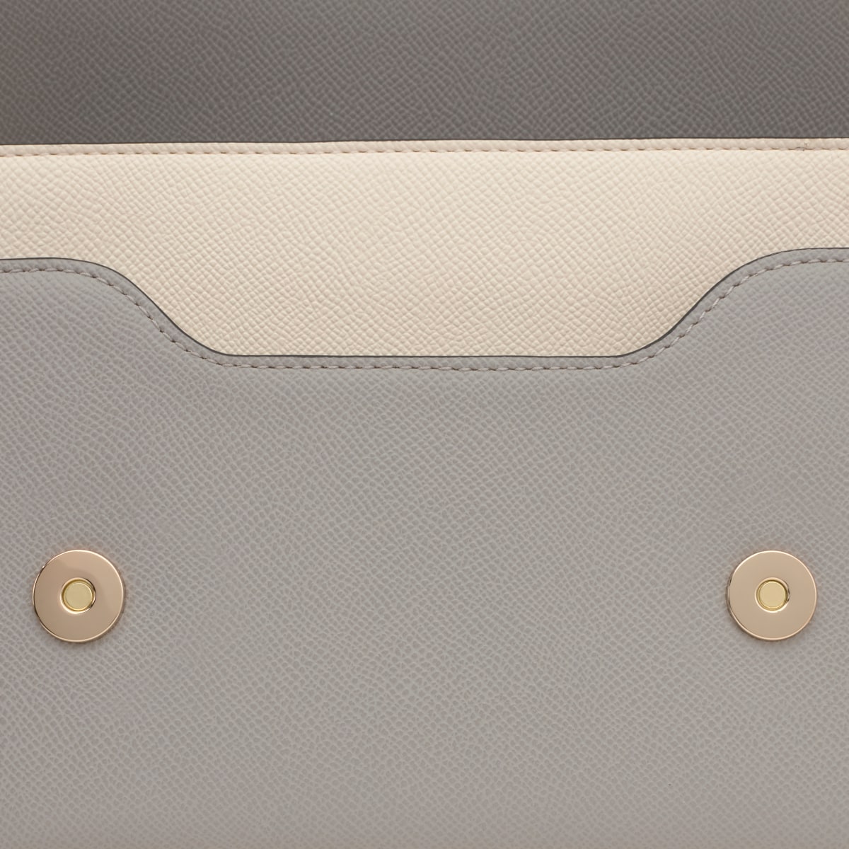 Medium beige and gray Crossbody bag Audree Saffiano