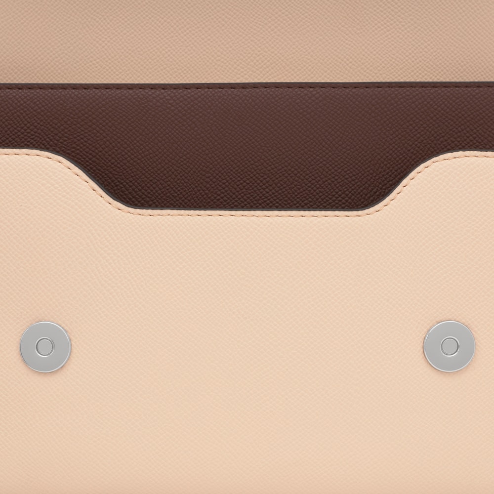 Medium lime and nude Crossbody bag Audree&nbsp;Saffiano