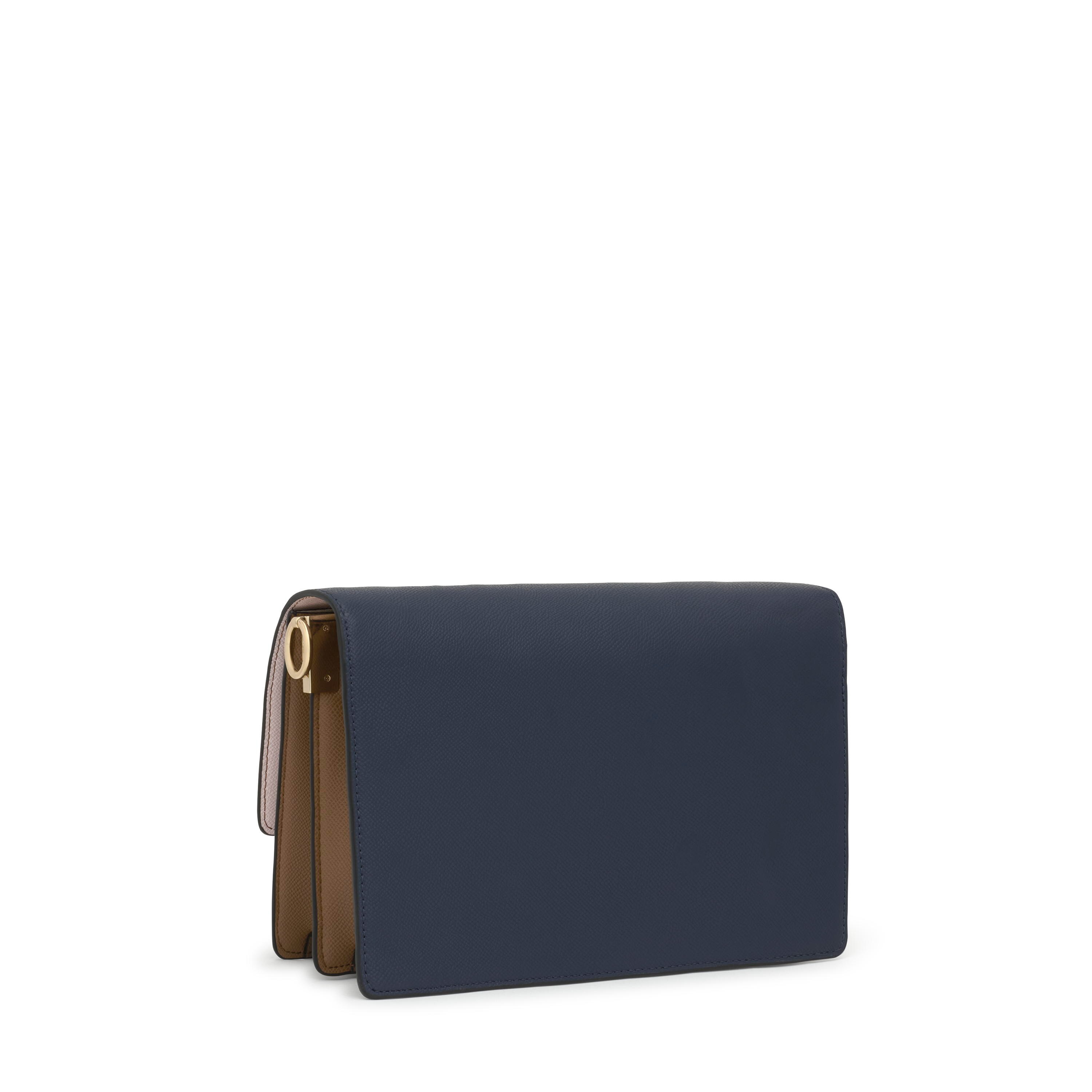 Medium blue and pink Crossbody bag Audree Saffiano