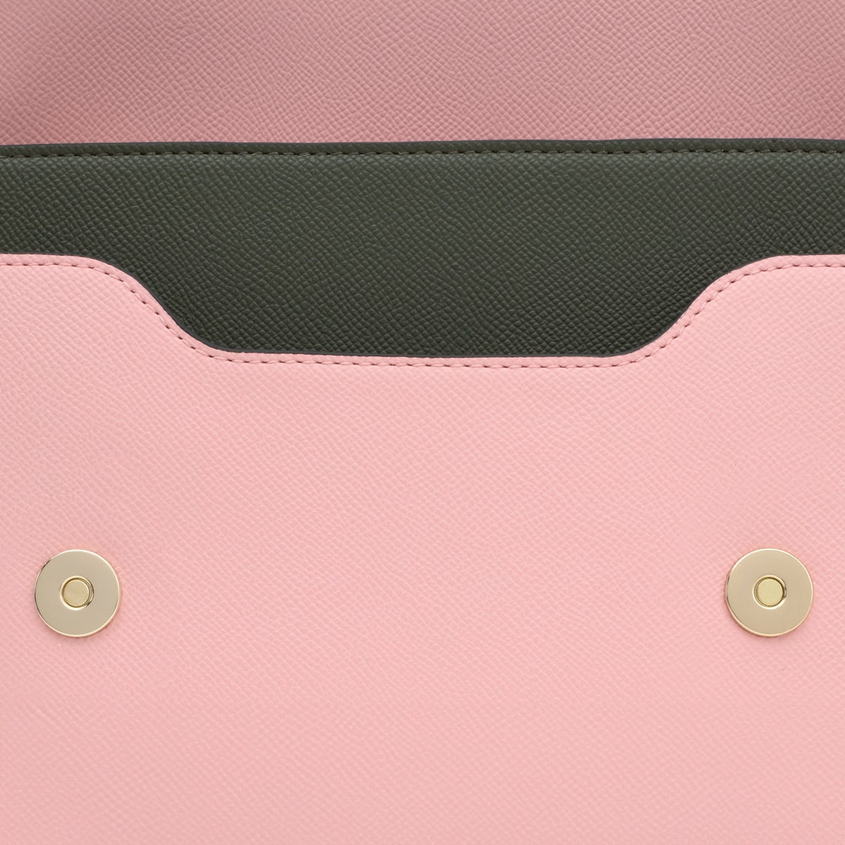 Medium gray and pink Crossbody bag Audree Saffiano