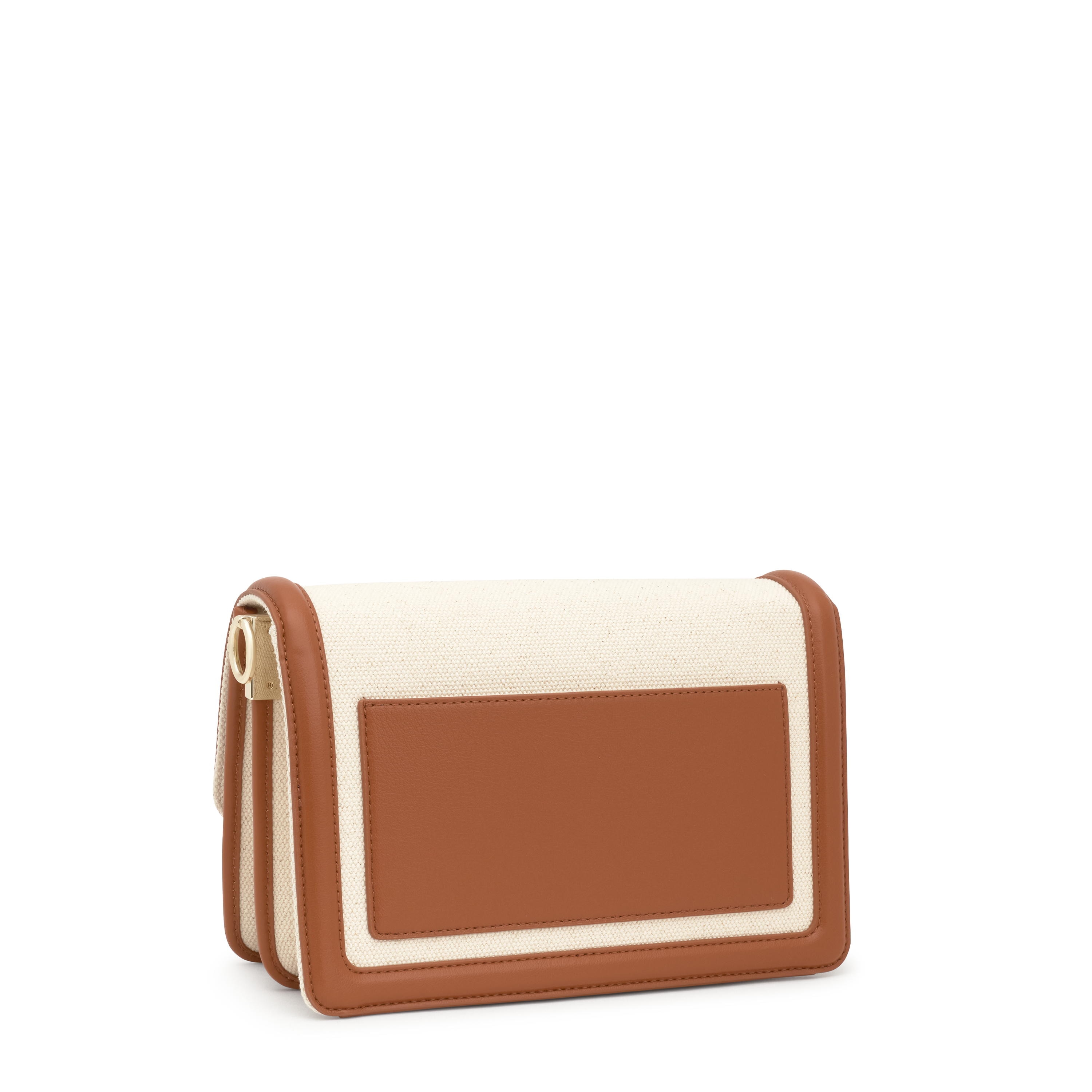 Medium camel Crossbody bag Audree Canvas