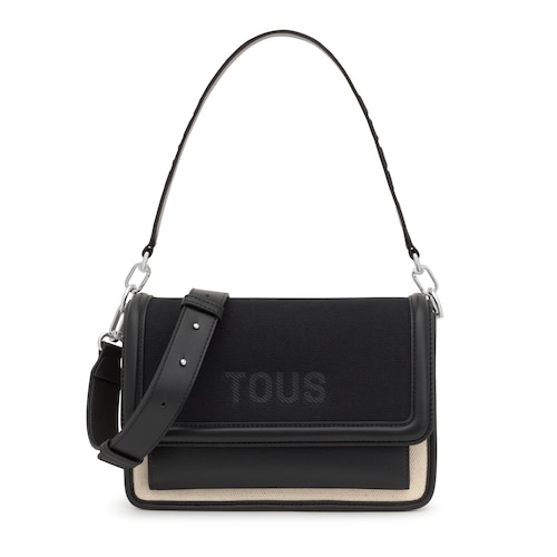 Medium black Crossbody bag Audree Canvas