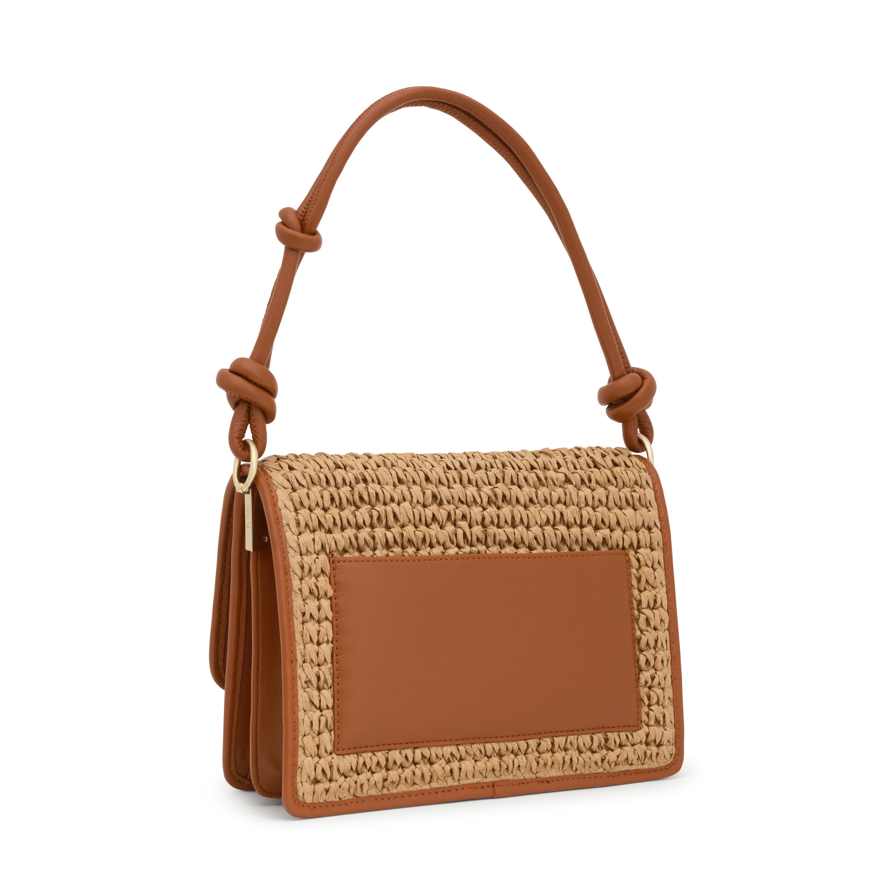 Medium camel Crossbody bag Audree Rafia