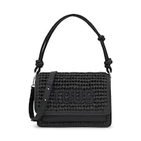 Medium black Crossbody bag Audree Rafia