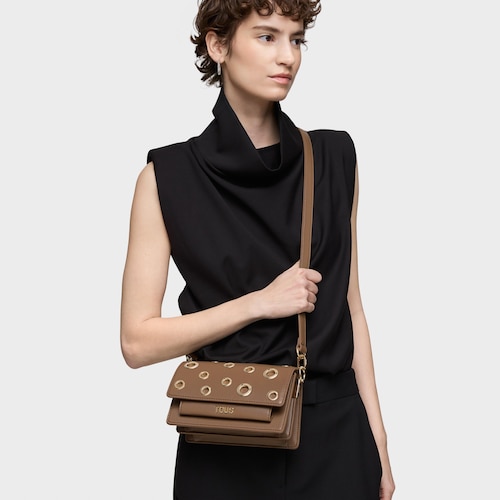 Bandolera pequeña tierra Audree Eyelets