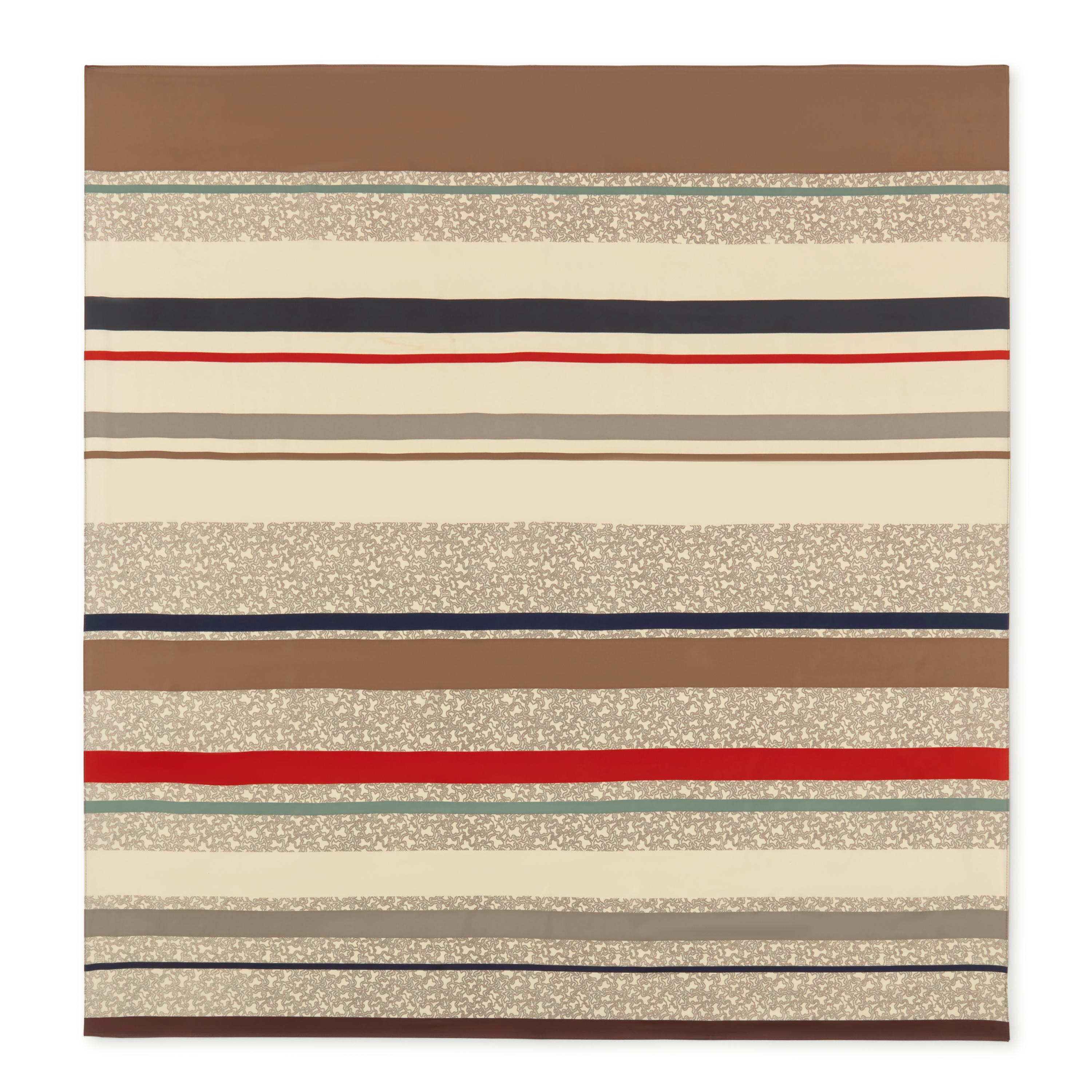 Square beige Scarf Kaos Mini Lines