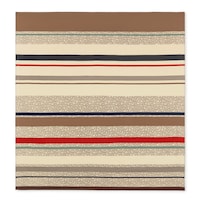 Square beige Scarf Kaos Mini Lines