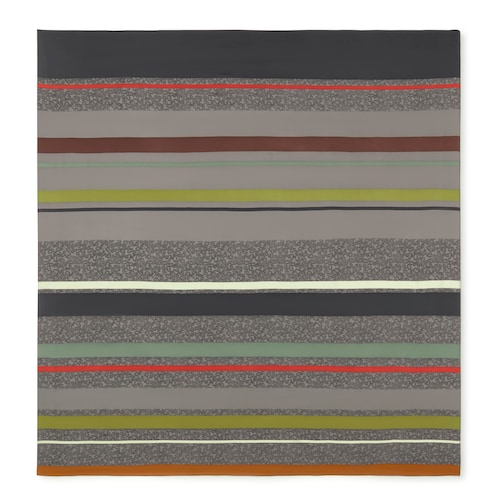 Pa&ntilde;uelo cuadrado gris Kaos Mini Lines