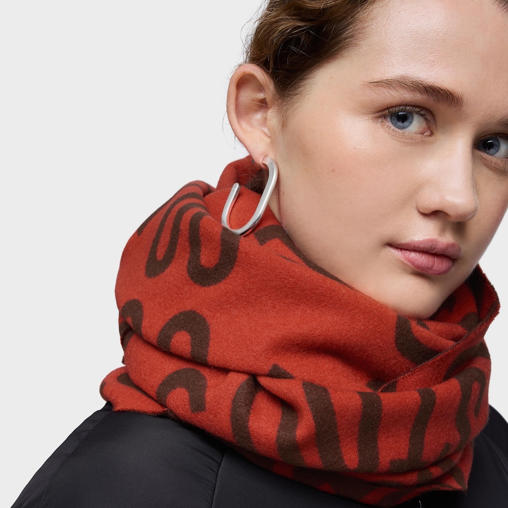 Orange Foulard TOUS&nbsp;Round Logo