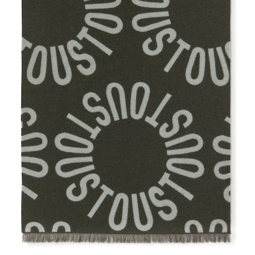 Khaki Foulard TOUS Round Logo