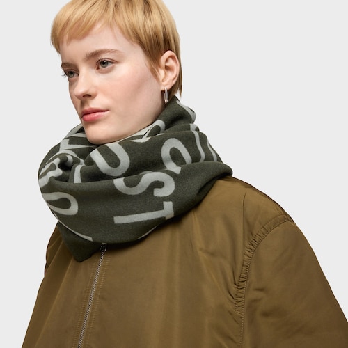 Khaki Foulard TOUS Round Logo