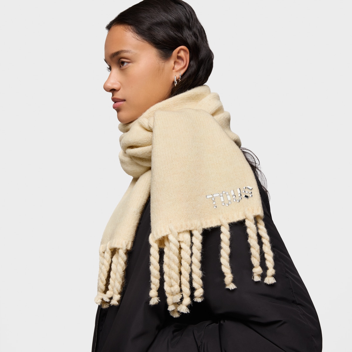 Bufanda beige TOUS Crystal