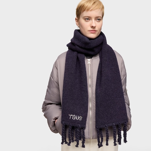 Navy blue Scarf TOUS Crystal