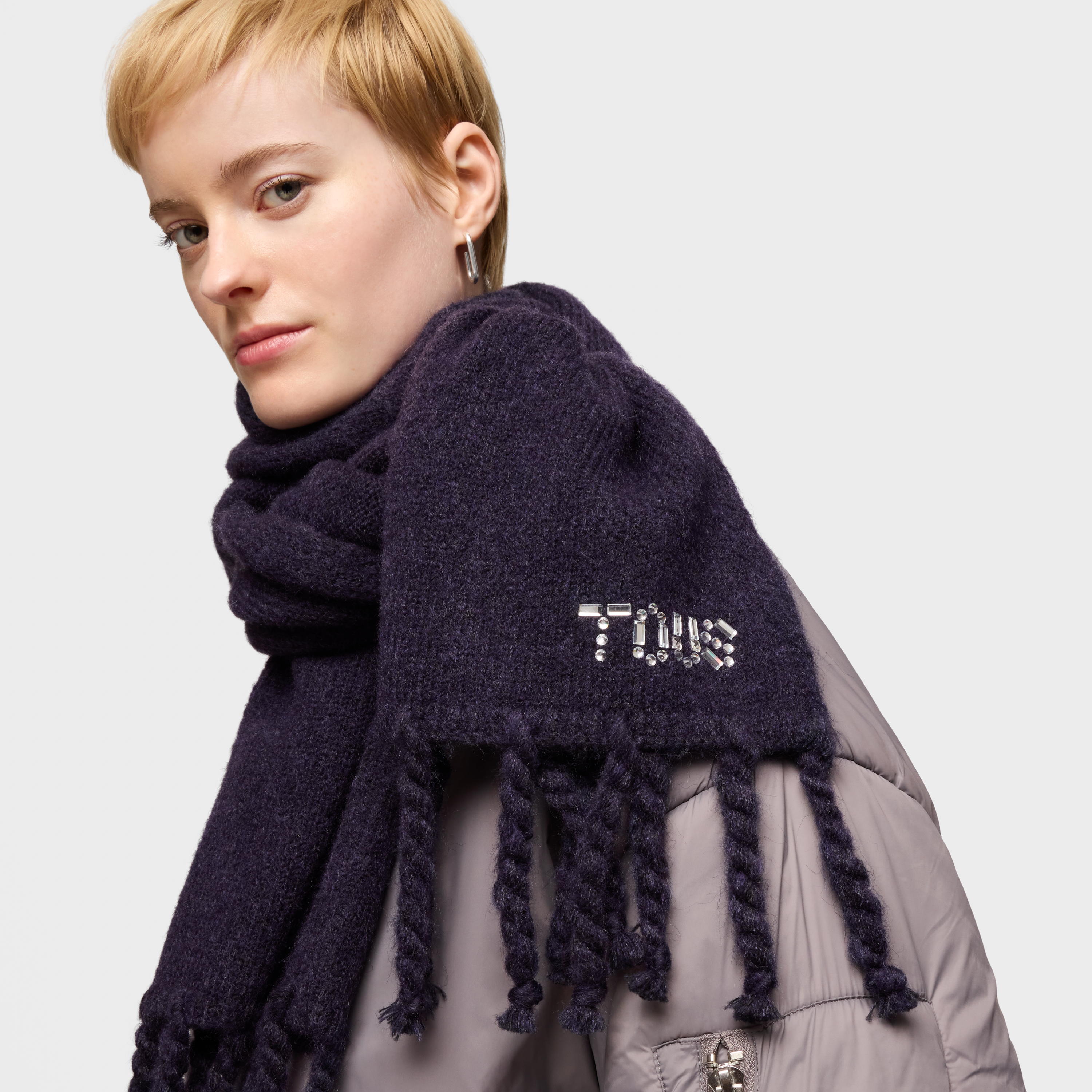 Navy blue Scarf TOUS Crystal