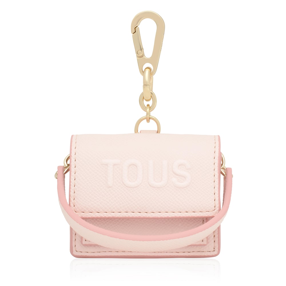 Pale pink mini crossbody Key ring Audree